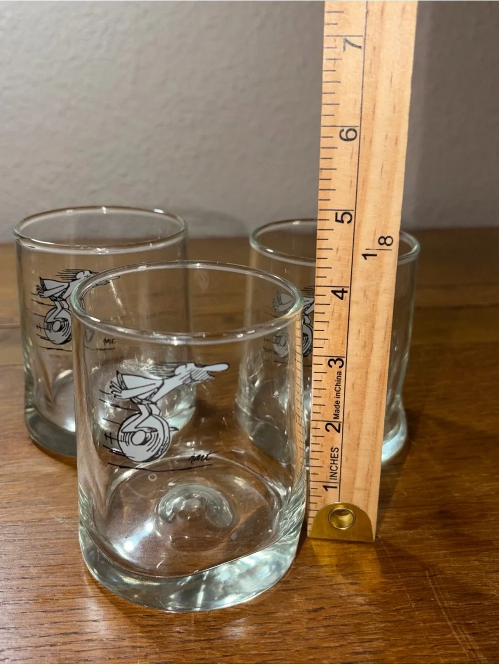 BC Johnny Hart Caveman drinking glasses Set of 3